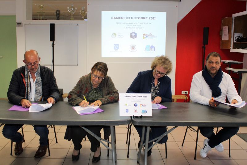Remise Label Cosne + Signature convention Section Sportive